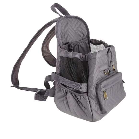 -Quilted Small Pet backpack- - Picture 3 of 13